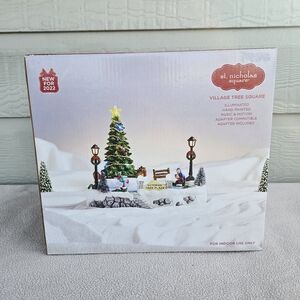 St Nicholas Square Victorian Tree Plaza Ice Skating Rink Christmas Villa…